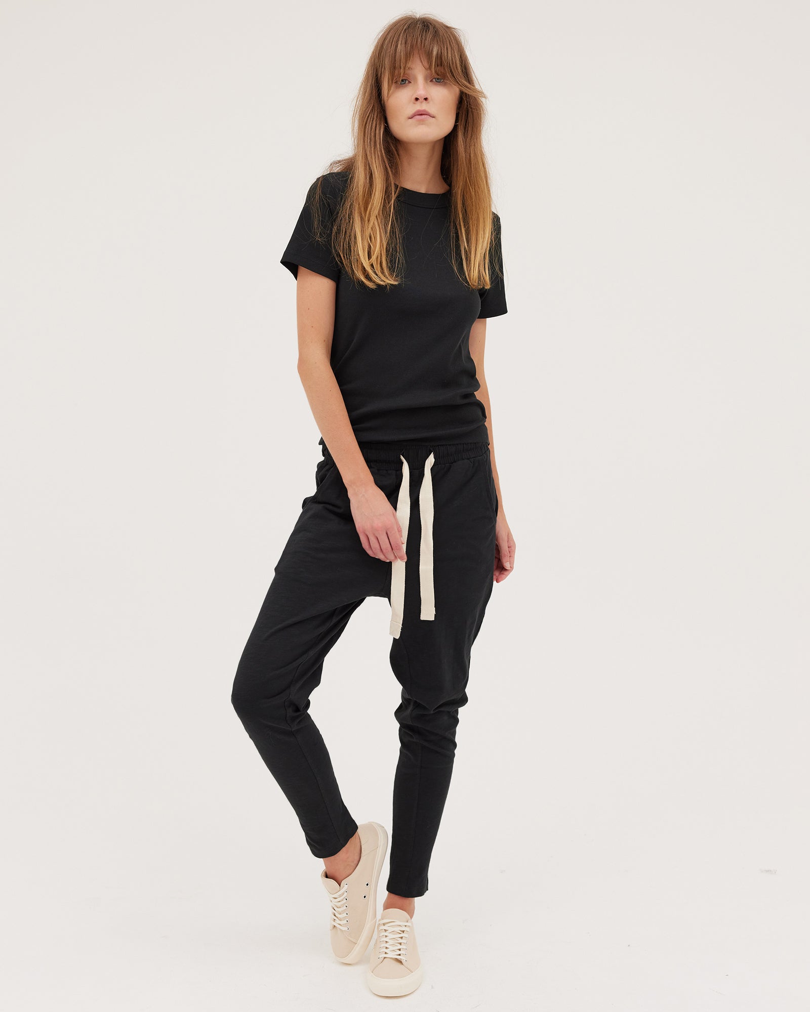 The Jersey Lounge Pant | Black - Cloth & Co - stride