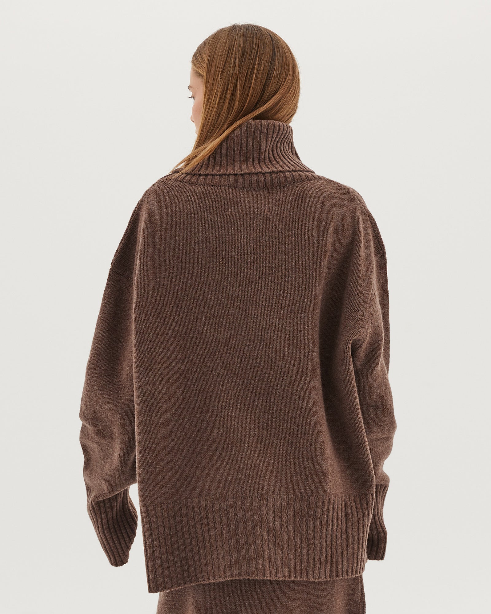 The Roll Neck Jumper | Squirrel - Cloth & Co - stride