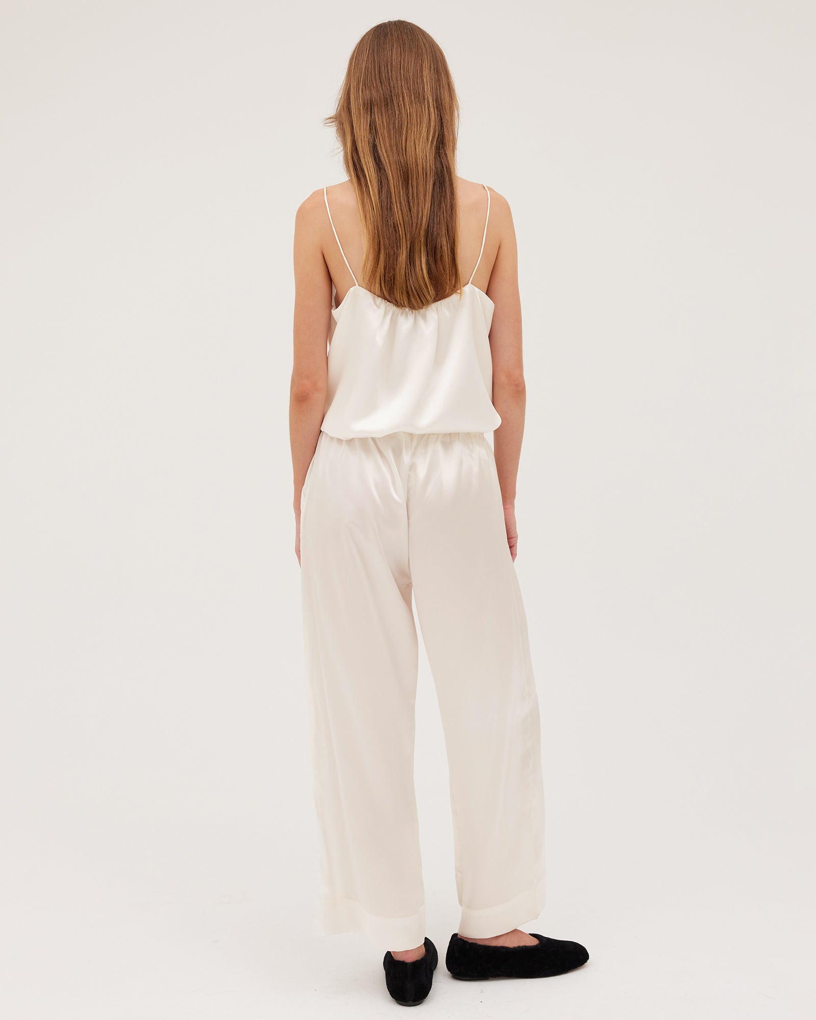 The Silk Pant | Milk - Cloth & Co - stride