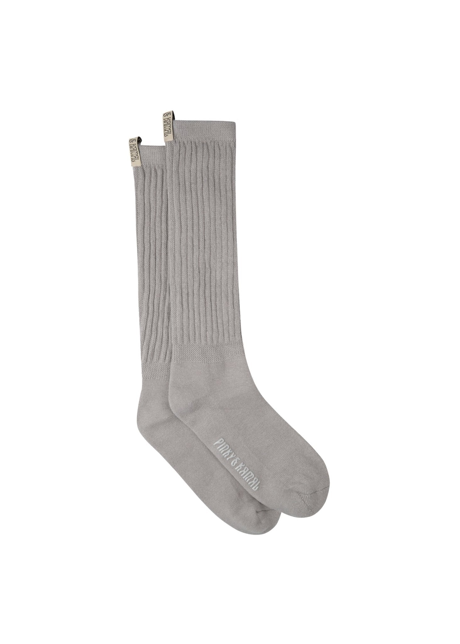 The Slouchy Sock - Dove Grey - Pinky & Kamal - stride