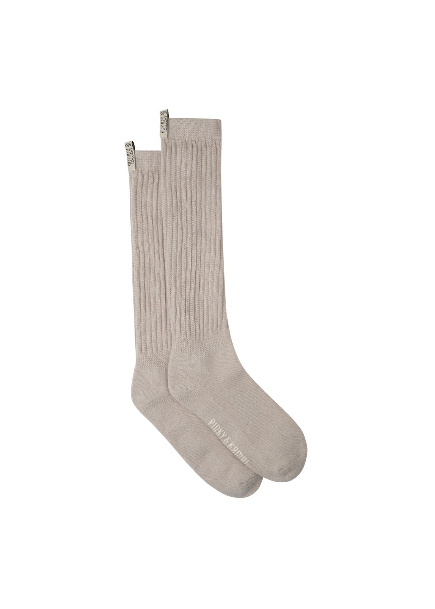 The Slouchy Sock - Oat - Pinky & Kamal - stride