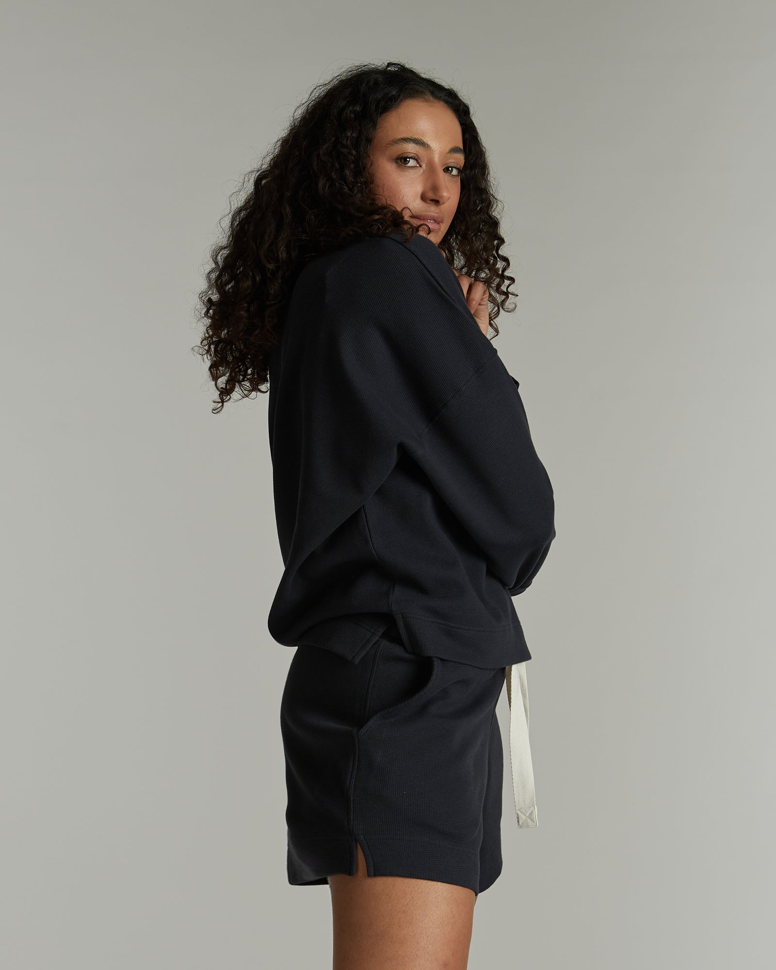 The Waffle Crew Sweat | French Navy - Cloth & Co - stride