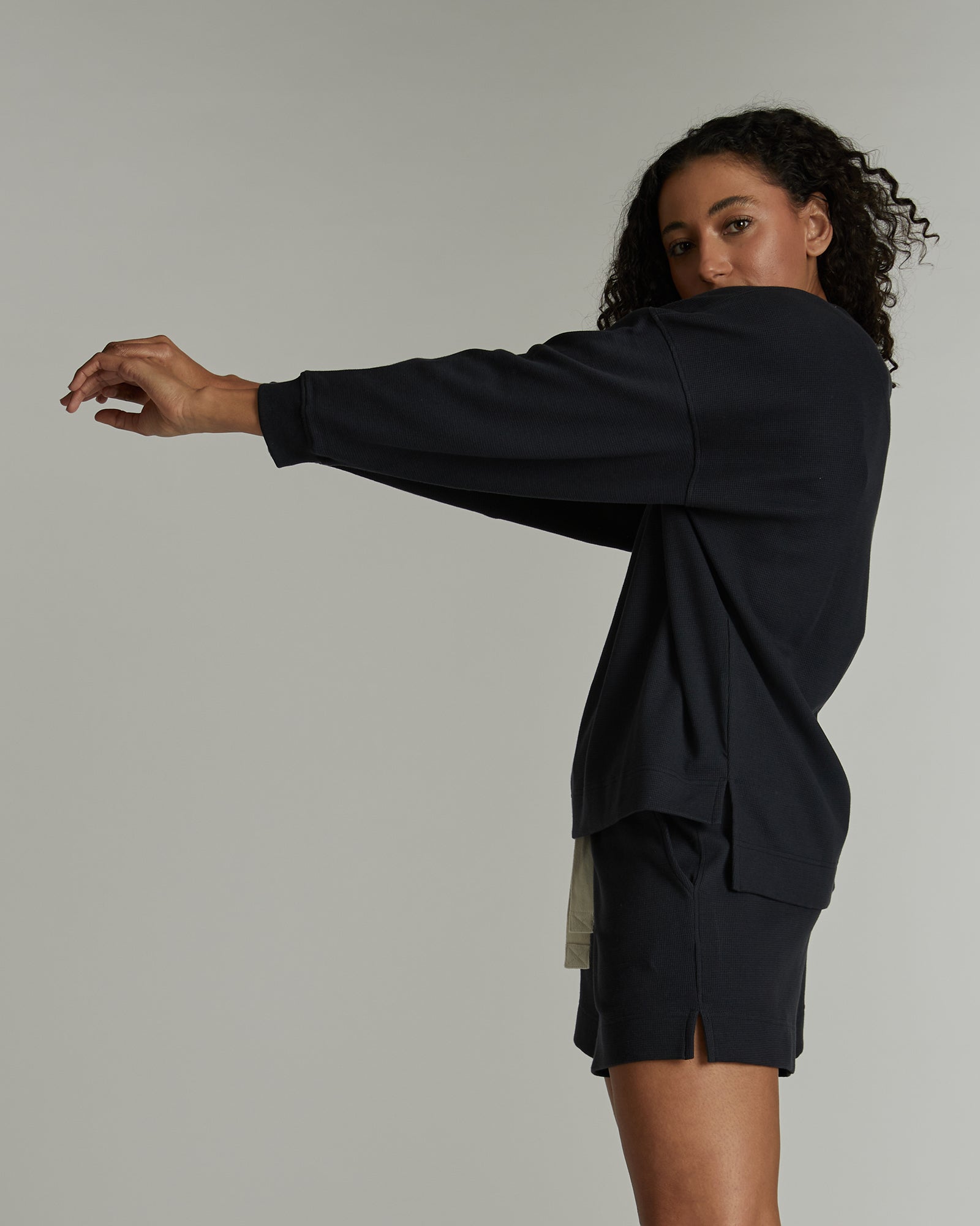 The Waffle Crew Sweat | French Navy - Cloth & Co - stride