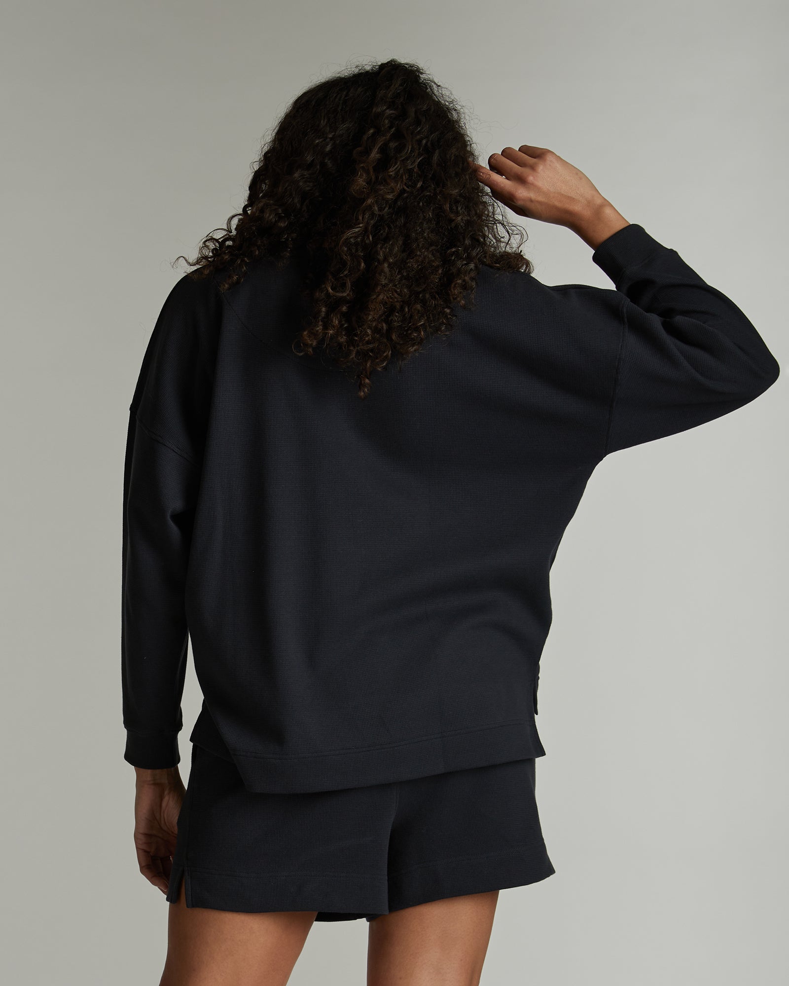 The Waffle Crew Sweat | French Navy - Cloth & Co - stride