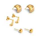 Three Stud Earrings Bundle - EVER Jewellery - stride