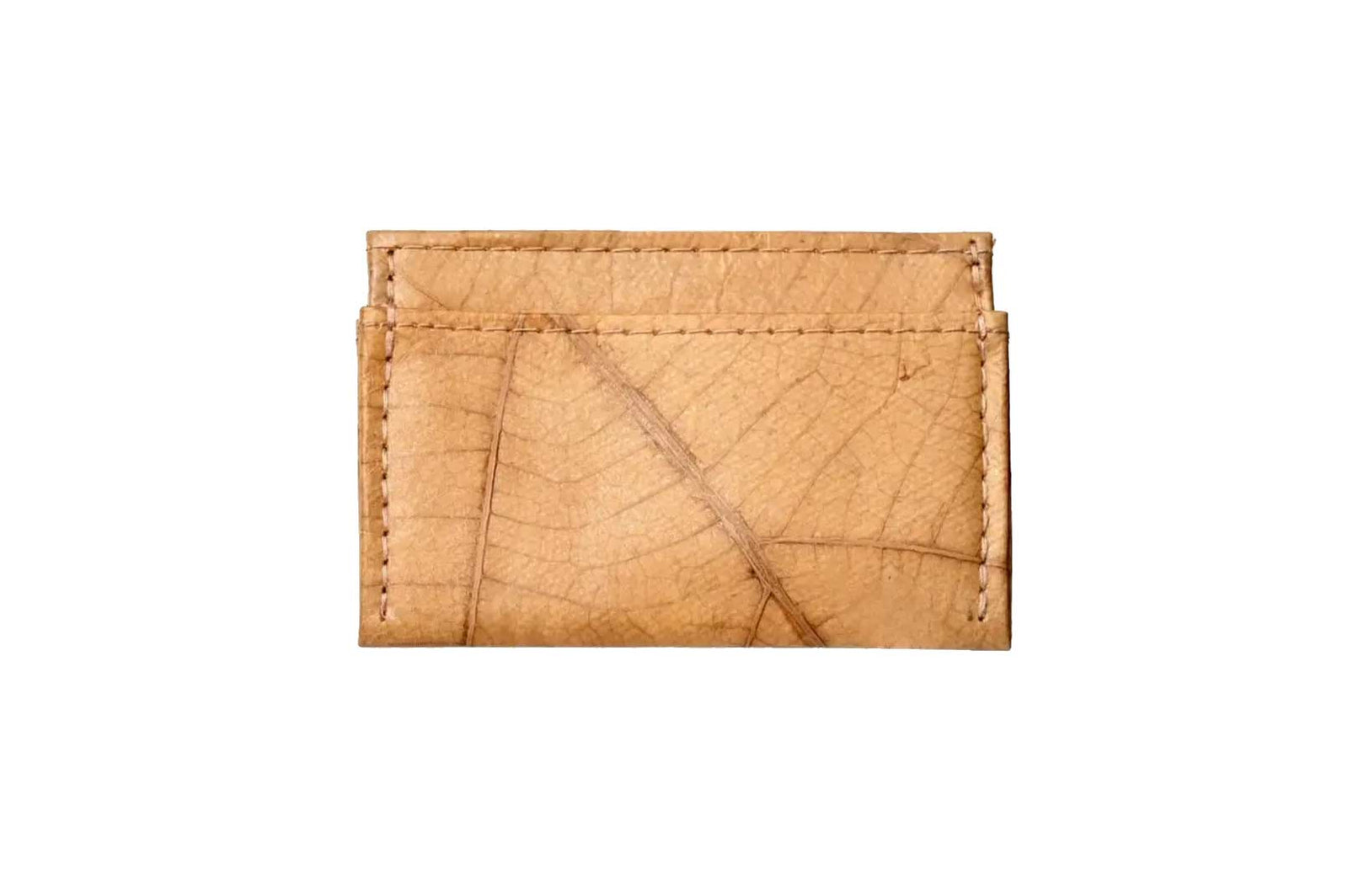 Vegan Leather Card Holder - Beige - Karuna Dawn - stride