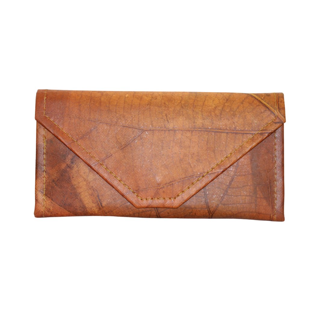 Vegan Leather Purse - Orange - Karuna Dawn - stride