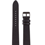 WATCH STRAP - NOIR VEGAN LEATHER - BLACK BUCKLE | GRAPE 18MM - Mon Choux - stride