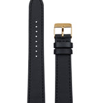 WATCH STRAP - NOIR VEGAN LEATHER - GOLD BUCKLE | GRAPE 18MM - Mon Choux - stride