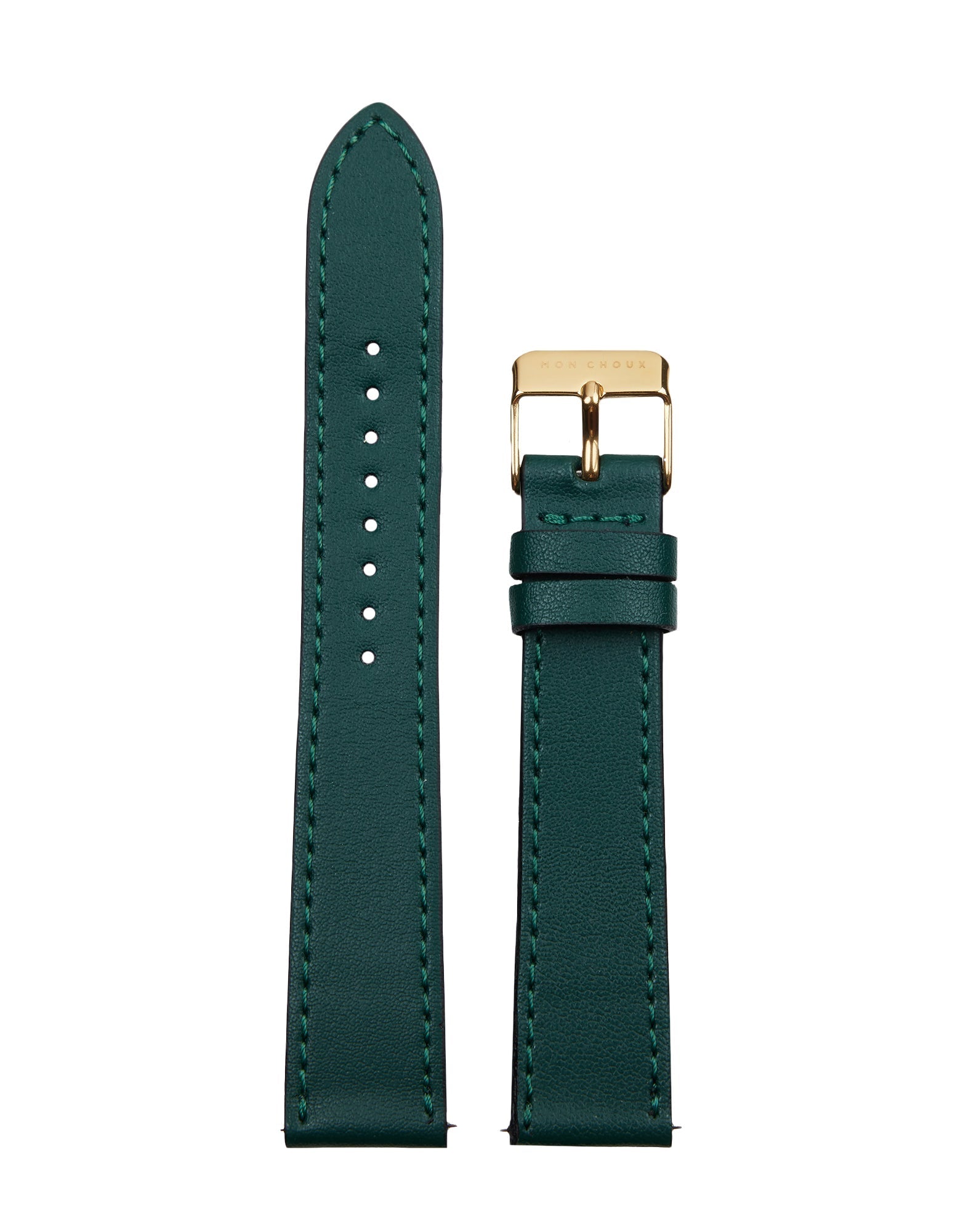 WATCH STRAP - VINE VEGAN LEATHER - GOLD BUCKLE | GRAPE 18MM - Mon Choux - stride