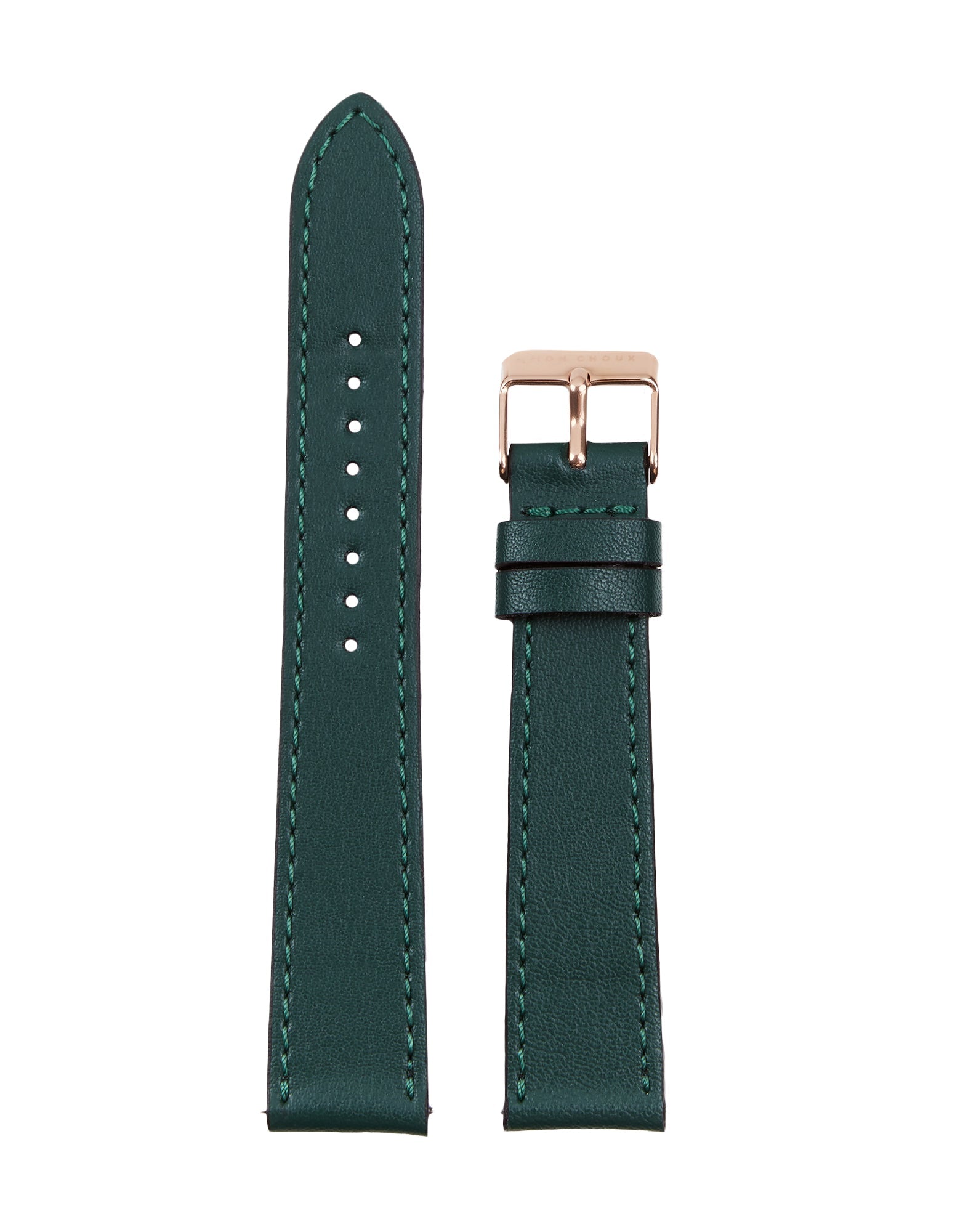 WATCH STRAP - VINE VEGAN LEATHER - ROSE GOLD BUCKLE | GRAPE 18MM - Mon Choux - stride