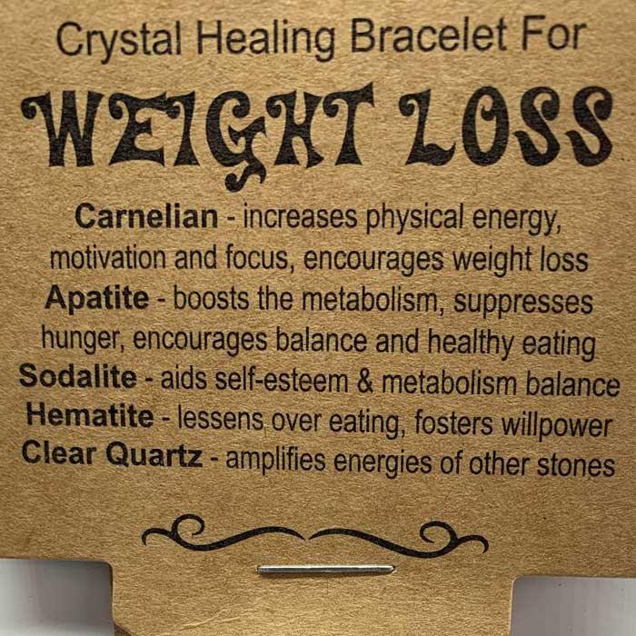 Weightloss | Crystal Healing Bracelet - Empowered Clothing - stride