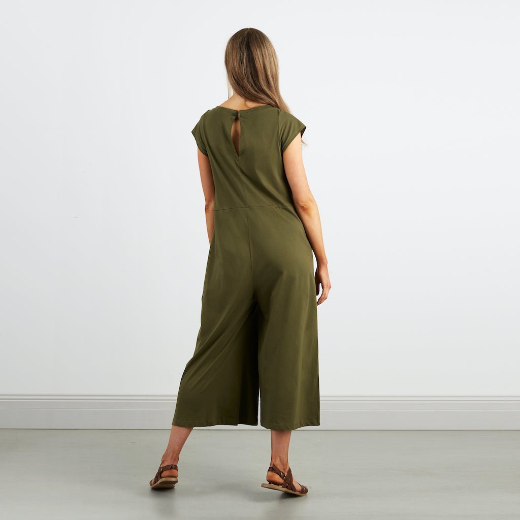 Wide Leg Jumpsuit | Olive - Dorsu - stride