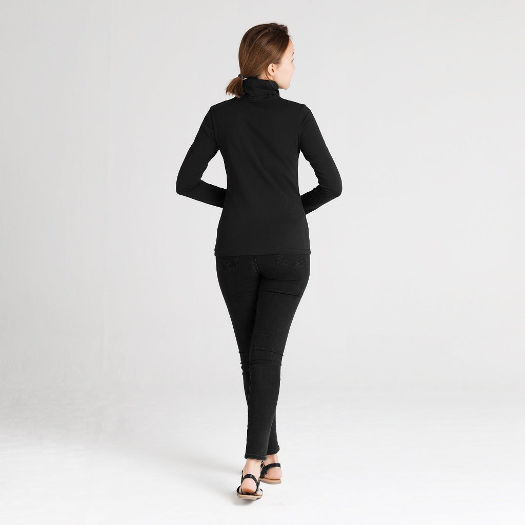 Long Sleeve Turtleneck | Black