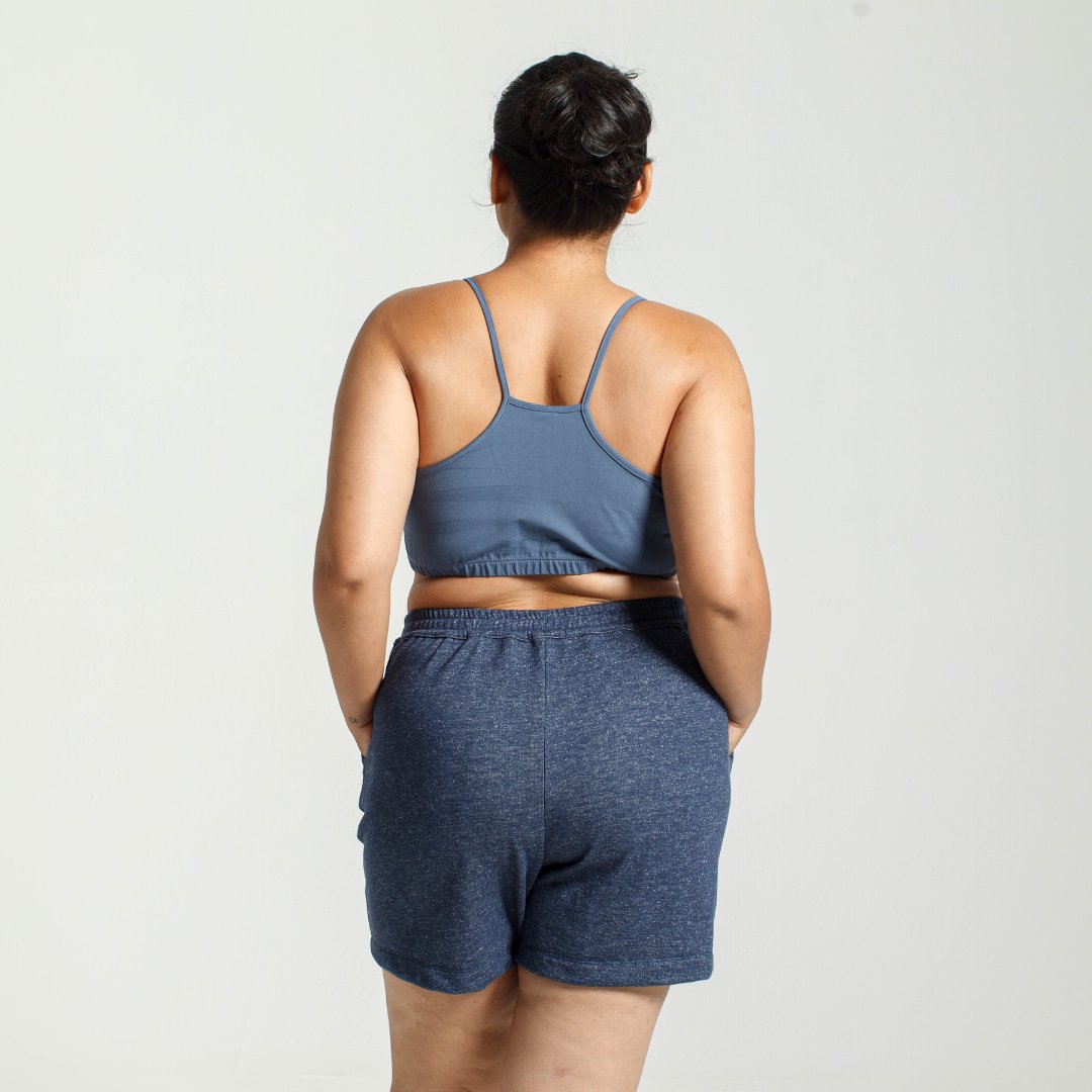 Women's Lounge Shorts | Navy Marle - Dorsu - stride