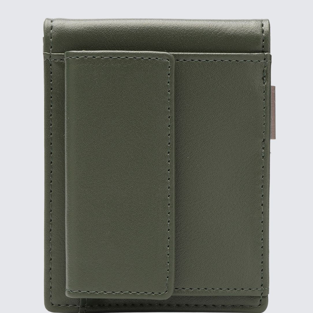 Yamba Vegan Minimalist Slim Bifold Wallet I Green-La Enviro-stride