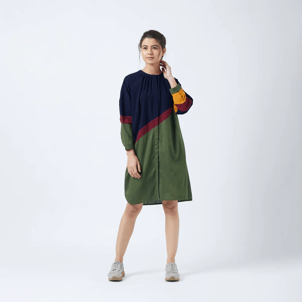 YUKO PANELLED TUNIC - Bethikal - stride