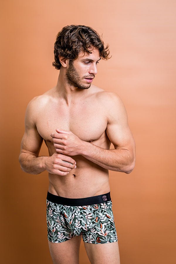 Bamboo Underwear - Protea Green-Peggy & Finn-stride