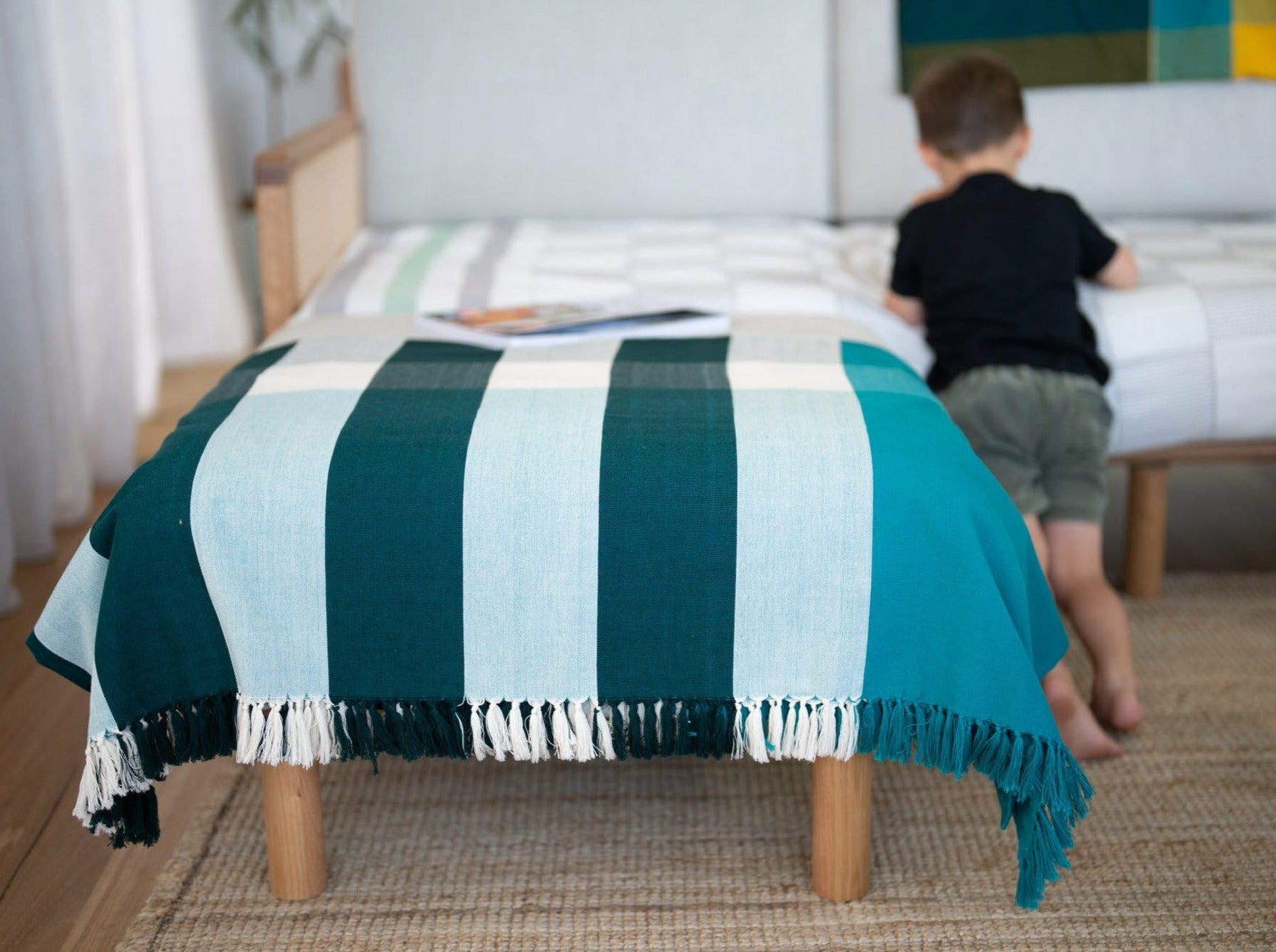 Charlie handloom blanket collection-Earth Worthy-stride