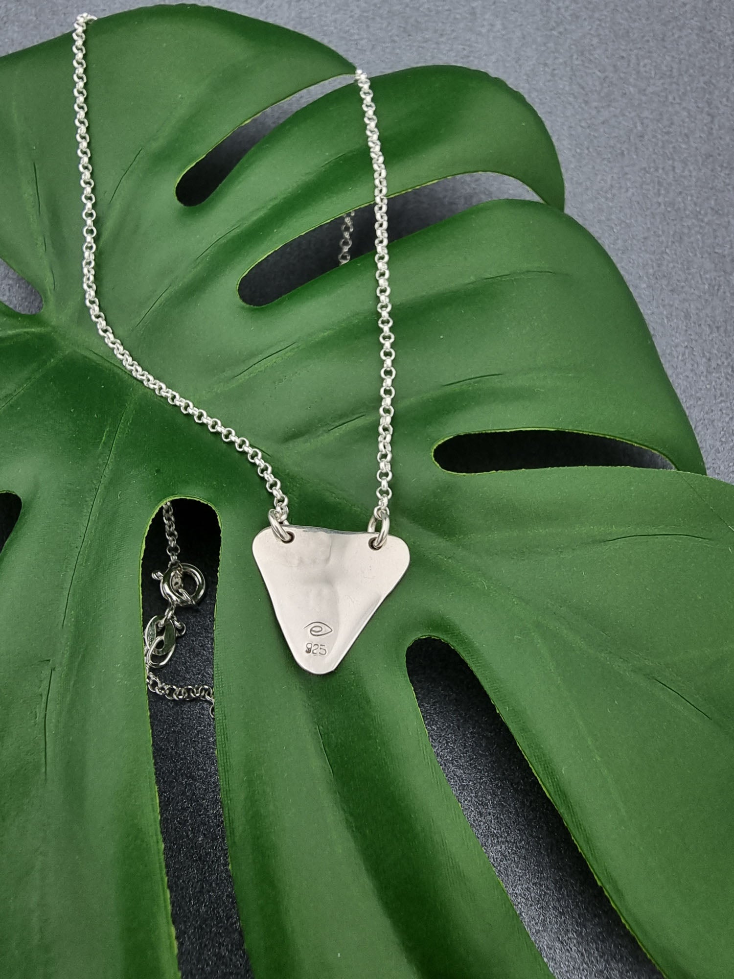 JUNGLE DREAMS - Monstera triangle necklace-Erin K Jewellery-stride