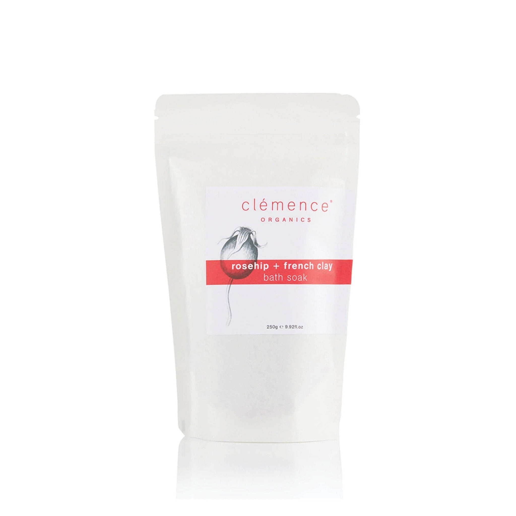 Rosehip + French Clay Bath Soak-Clemence Organics-stride