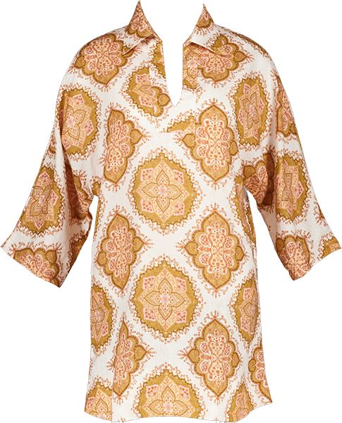 The Aura Kaftan - Beige-Luna + Sun-stride