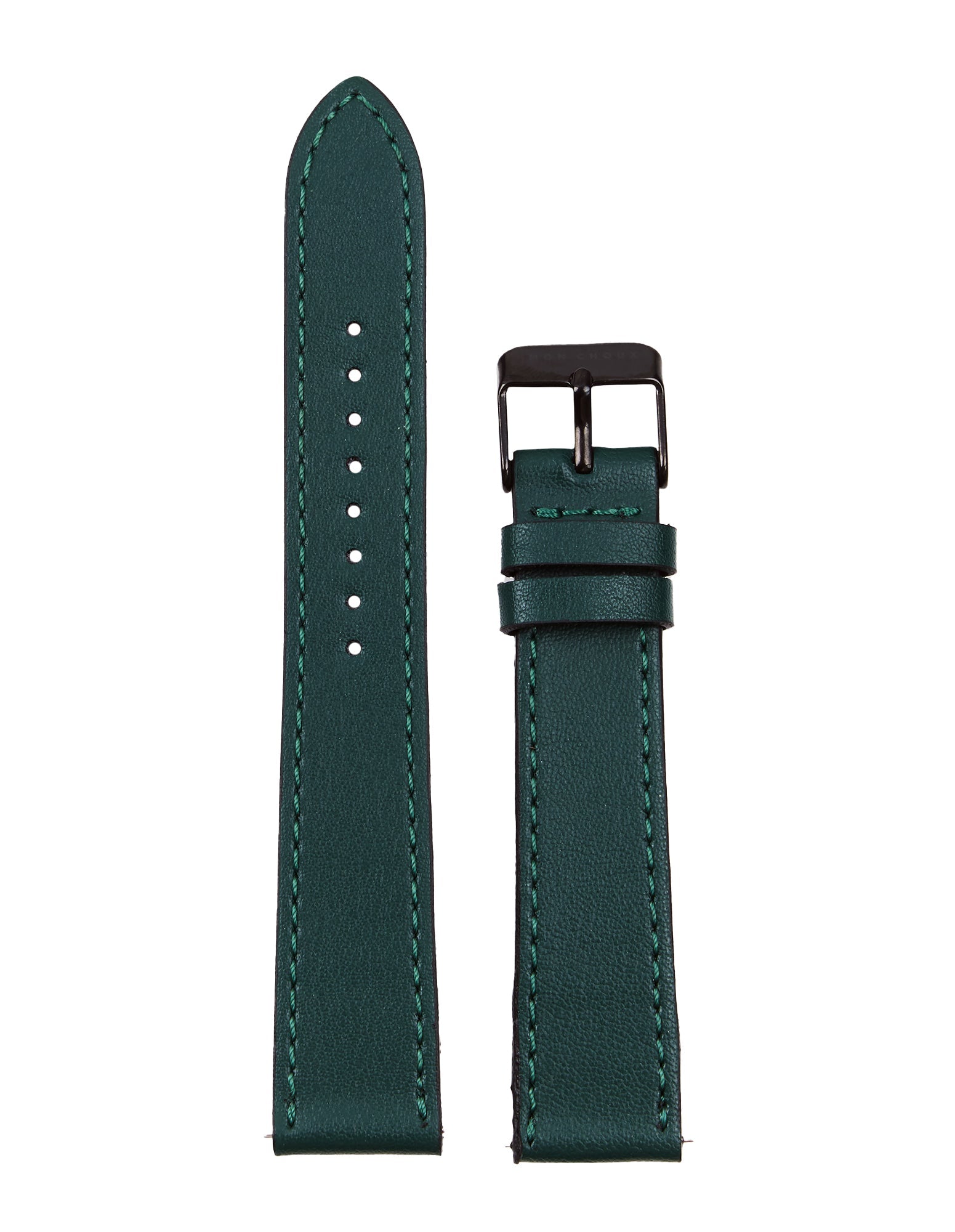 WATCH STRAP - VINE VEGAN LEATHER - BLACK BUCKLE | GRAPE 18MM-Mon Choux-stride